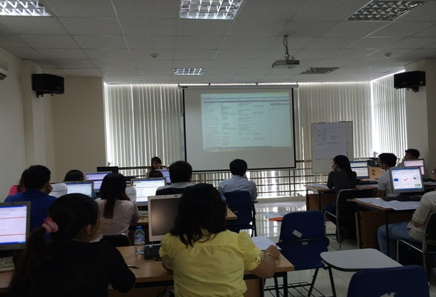 Picture: Training day with the bank in Ho Chi Minh city